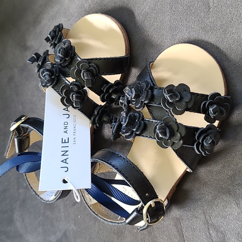 NWT janie and jack little girl shoes - Picture 2 of 3